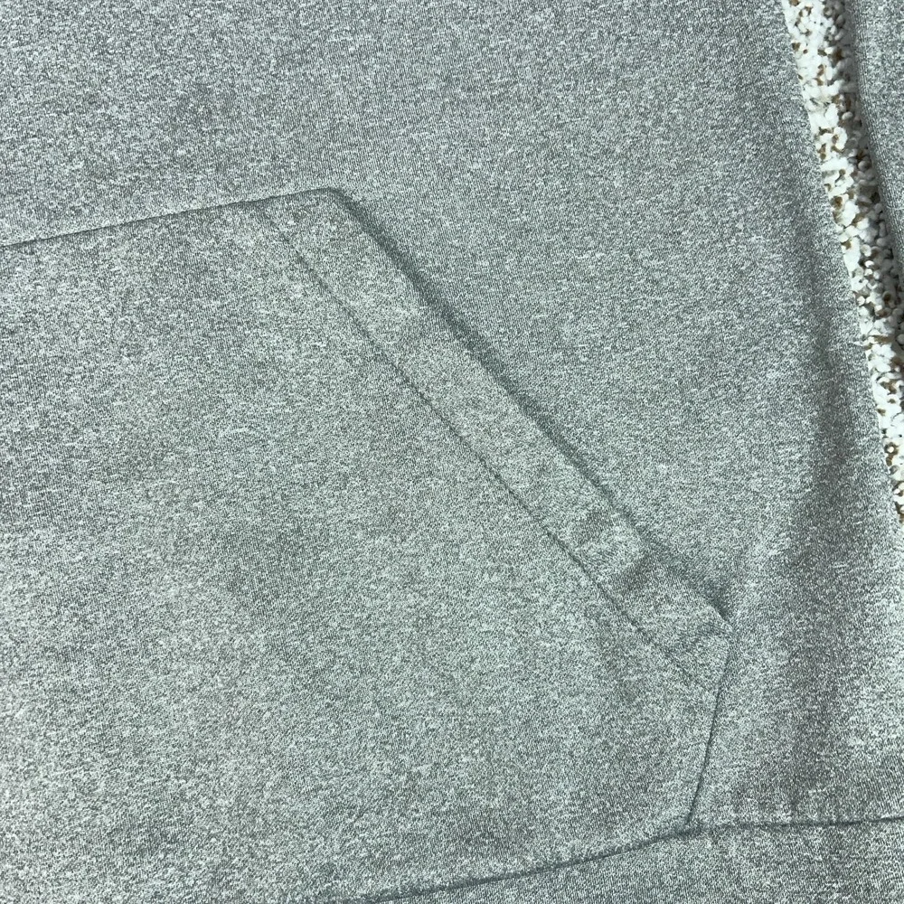 Nike Hoodie Mens LT Tall Gray Pullover Dri-FIT Fleece Sweatshirt Swoosh Athletic